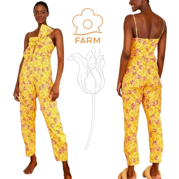 Farm Rio Banana Sunshine Bow Top Jumper